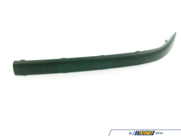 Genuine BMW Bumper Impact Strip - Left Front - E46 323i, 325i, 328i, 330i 51118195289