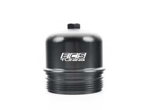 ECS Billet Aluminum Oil Filter Cap - Black Anodized - N63 S63