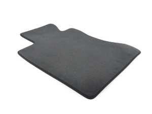 E60 Floor Mat Driver Front. Black.  Genuine BMW