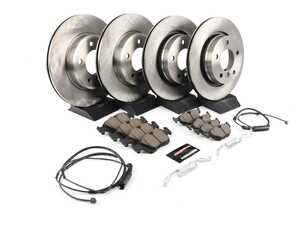 Front and Rear Autospecialty Stock Replacement Brake Kit - 