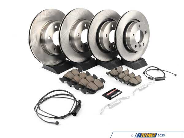Power Stop Front and Rear Autospecialty Stock Replacement Brake Kit -  KOE871