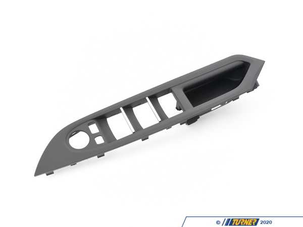 Genuine BMW Genuine BMW Switch Cover, Driver Schwarz - 51417258389 - F12 51417258389