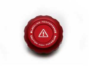 Blackline Performance Chargecooler Coolant Tank Cap Cover - Red - BMW M