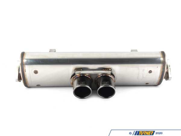 Supersprint Center Exhaust OO 90 Black Tips 245926
