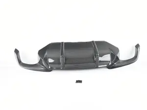 F10 Carbon Fiber Rear Diffusor For Quad Exhaust