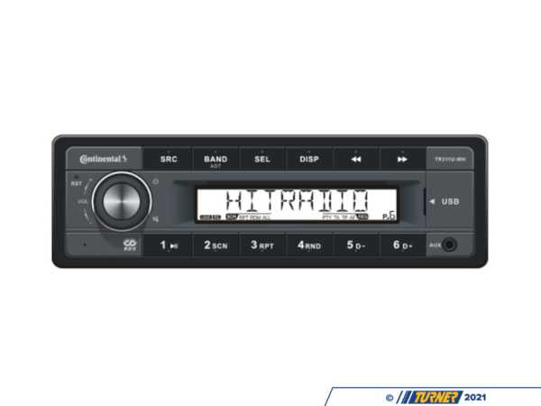 Continental Continental Head Unit - USB, Aux Input, FM Radio TR311U-WH