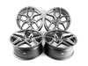 Tekniform 19" Tekniform Style 013 - Staggered Set - Matte Gunmetal - 19x8.5" ET35/19x9.5" ET43 - (NO LONGER AVAILABLE) 013-4KT1 View 4