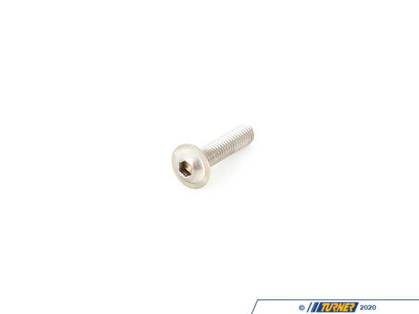 Bremmen Parts 18-8 Stainless Steel Flanged Button Head Screw, M6 X 1 Mm Thread Size, 25 Mm Long 97654A666