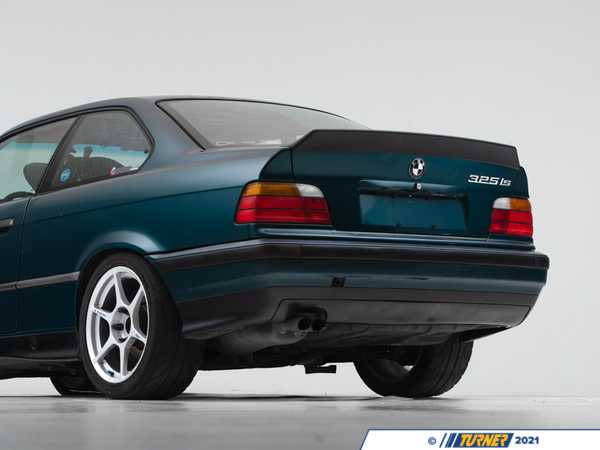 Turner Motorsport Turner High Kick Trunk Spoiler - E36 Coupe - Matte Black 006690LA01