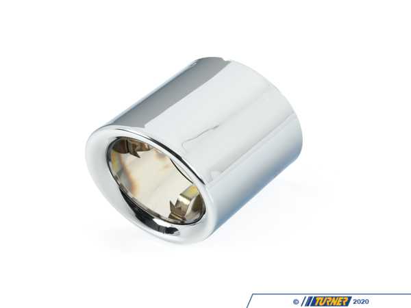Genuine BMW TAILPIPE TIP, CHROME 18308626907