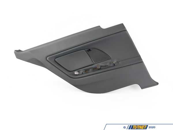 Genuine BMW Genuine BMW Lateral Trim Panel Rear Left Schwarz - 51437890779 - E46 M3 51437890779