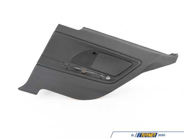 Genuine BMW Genuine BMW Lateral Trim Panel Rear Right Schwarz - 51437890780 - E46 M3 51437890780