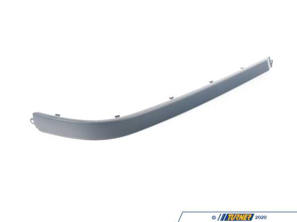 Genuine BMW Genuine BMW Bumper Guard, Primed, Rear Left - 51127005881 - E39 51127005881