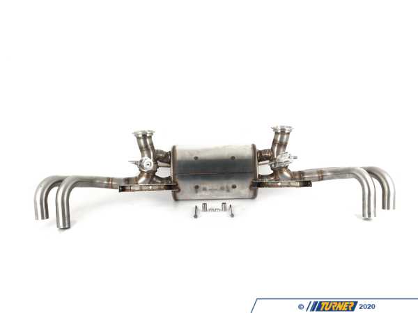 Supersprint Rear Exhaust With Valves Right - Left 4 Exits (Replaces The Main Catalytic Converter - Fits To The Stock Endpipes) 776054