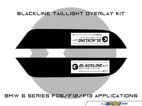 Goldenwrench Supply Co Blackline Taillight Overlay Kit - F06/F12/F13 f13kit