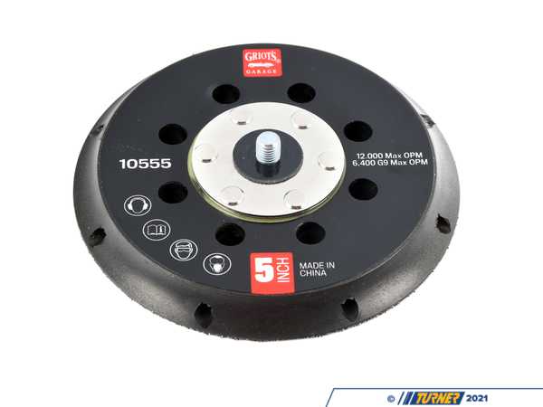 Griot's 5" Vented Orbital Backing Plate (G9) 10555