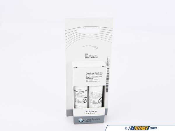 Genuine BMW Touch-Up Paint Pen Set - Dravit Grey (C36) 51915a07da2KT