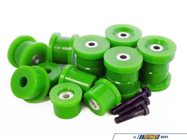 Revshift Full Polyurethane Bushing Kit - E36 - 95A - Green - Offset Bushings FBKOFFSET