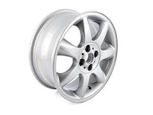 Genuine MINI Light Alloy Rim, Silver 61/2Jx16 Et:48 - 36116775684