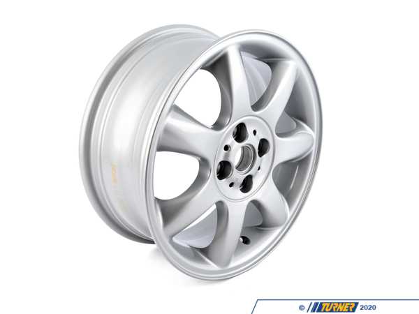 Genuine MINI Genuine MINI Light Alloy Rim, Silver 61/2Jx16 Et:48 - 36116775684 36116775684