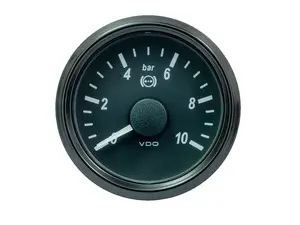 SingleViu 52mm 10bar Brake Pressure "1" Gauge. 0-5V Input - Priced Each