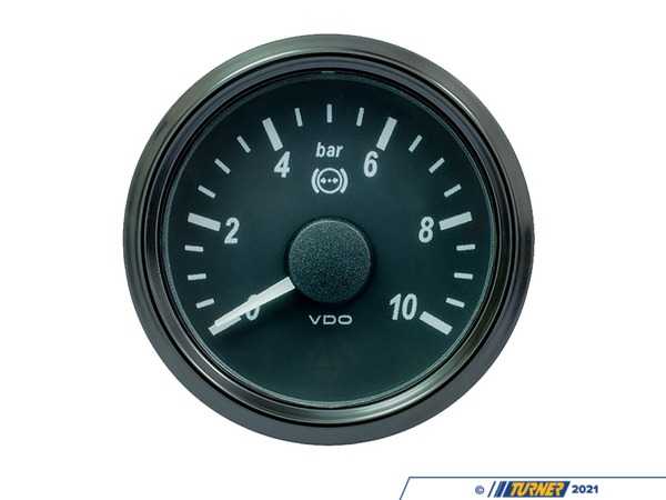 VDO SingleViu 52mm 10bar Brake Pressure Gauge. 0-5V Input. - Priced Each  A2C1800340030