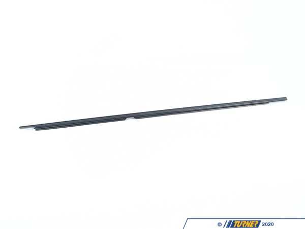 Genuine BMW Genuine BMW Outer Weatherstrip, Rear Lef - 51357209709 - Gloss Black 51357209709