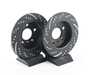 EBC Rear Brake Rotors EBC Slotted And Dimpled - Pair 10.19" (259x10) GD2022 View 3