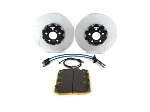Turner Motorsport Front Full-Floating Slotted TrackSport Rotors Performance Kit- 380X30mm - F8x 