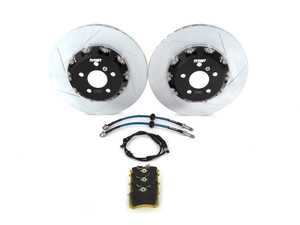 Turner Motorsport Rear Full-Floating Slotted TrackSport Rotors Performance Kit- 370x24mm - F8x