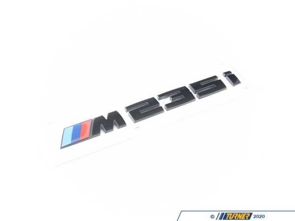 Genuine BMW LETTERING, BLACK, PAINTED 51142472853