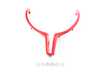 AUTOTECKNIC Brembo Red Color-Coated Steering Wheel Trim - F80 M3 F82 M4 F10 M5 LCI F06 F12 F13 M6 BM-0183-BR View 2