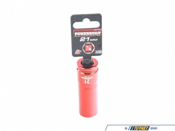 Powerbuilt 1/2" Drive Thin Wall Lug Nut Sockets - 21mm 941041