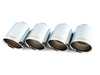 Turner Motorsport Turner - 4.0" Mirror Chrome Exhaust Tips - Set Of 4 026374tms02x4KT1 View 1