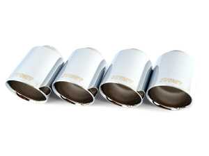 Turner - 4.0" Mirror Chrome Exhaust Tips - Set Of 4