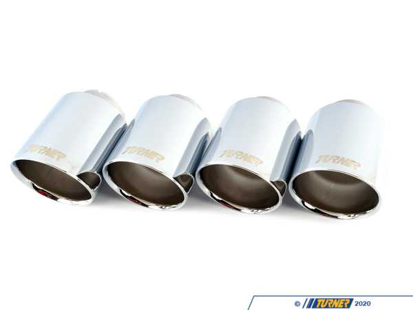 Turner Motorsport Turner - 4.0" Mirror Chrome Exhaust Tips - Set Of 4 026374tms02x4KT1