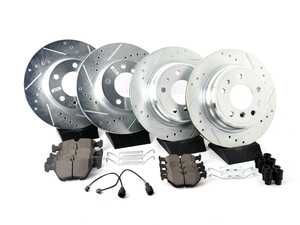 BMW E34 Z26 Street Warrior Brake Kit - Front and Rear
