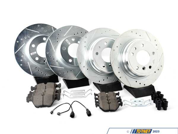 Power Stop BMW E34 Z26 Street Warrior Brake Kit - Front and Rear K392-26