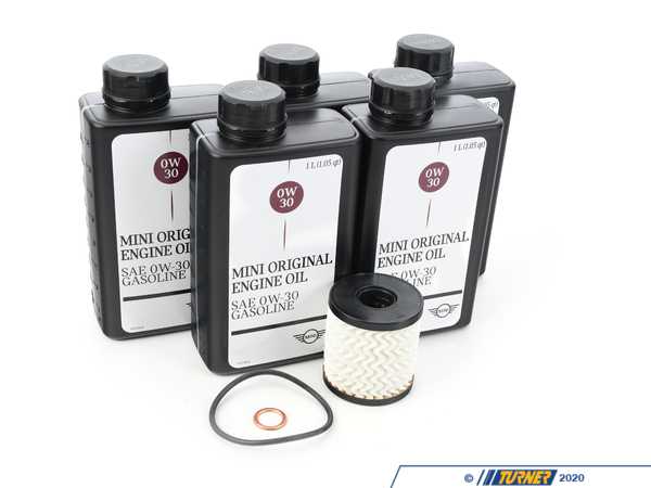 Genuine MINI MINI 0W30 Oil Change Kit Gen 2 - Priced As Kit 114276224461KT