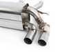 Dinan Stainless Axle-Back Exhaust with X pipe - Ceramic Black Tips D660-0082-BLK View 13