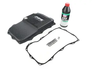 Automatic Transmission Service Package w/ PPE Heavy Duty Pan - Black Finish - BMW (GA8HP 8-Speed)