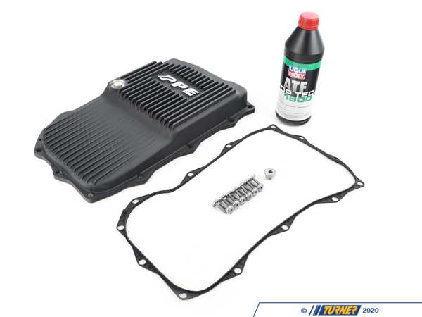 Packaged by Turner Automatic Transmission Service Package w/ PPE Heavy Duty Pan - Black Finish - BMW (GA8HP 8-Speed) 24118612901T3KT