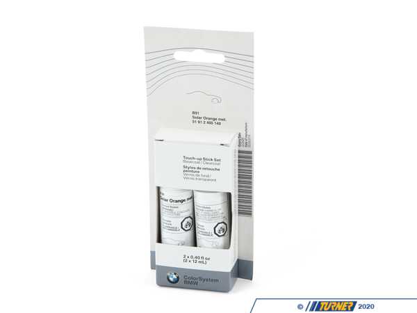 Genuine BMW Genuine BMW Touch-up Stick Set Solar Orange met. 2X12ML B91 - 51912405140 51912405140