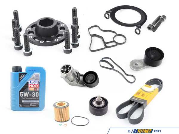 Packaged by Turner S55 "Bulletproof" Crank Hub & Serpentine Kit - BMW F8X S55 3.0L TMSS55BPKT