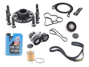 N55 "Bulletproof" Crank Hub & Serpentine Kit - BMW E82/88 E9X N55 3.0L