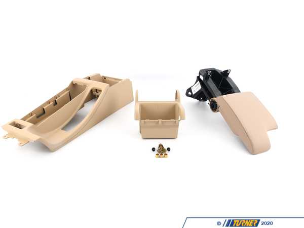 Genuine BMW Genuine BMW Trim Retrofit Kit, Armrest, Leath 51169415862 - Hellbeige - (NO LONGER AVAILABLE) 51169415862