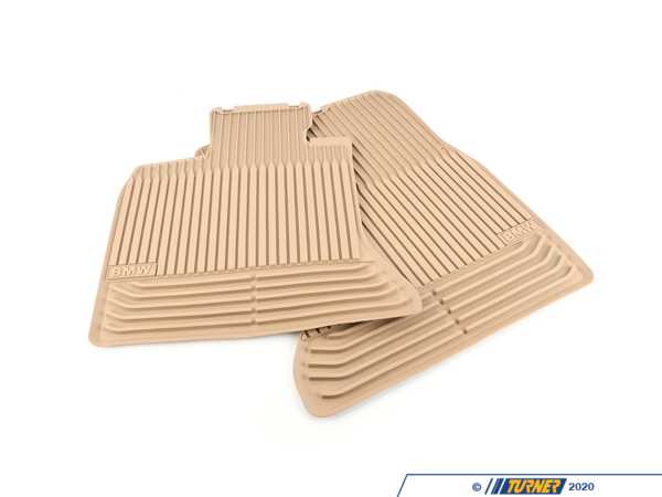 Genuine BMW Beige Genuine BMW All-Weather Mat - Front - F07 Xdrive (NO LONGER AVAILABLE) 51472152350