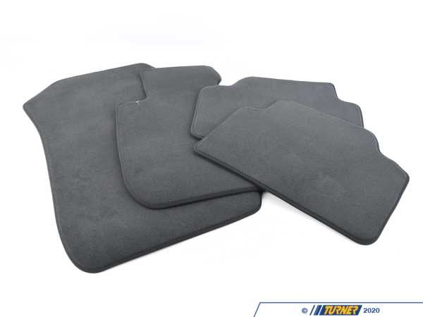 Genuine BMW Genuine BMW Set Of Floor Mats Velours Anthracite - E90 51477316560