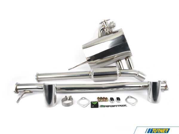 Armytrix ARMYTRIX Stainless Steel Valvetronic Catback Exhaust System - Dual Chrome Silver Tips F56/F57 MNF53-DS11C
