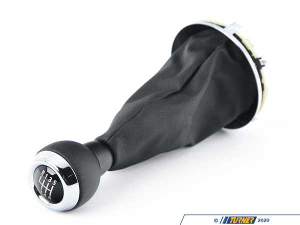 Genuine BMW LEATHER SHIFT KNOB WITH BOOT 25112753784